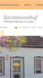 Mobile Screenshot of kastanienhof-luebben.de